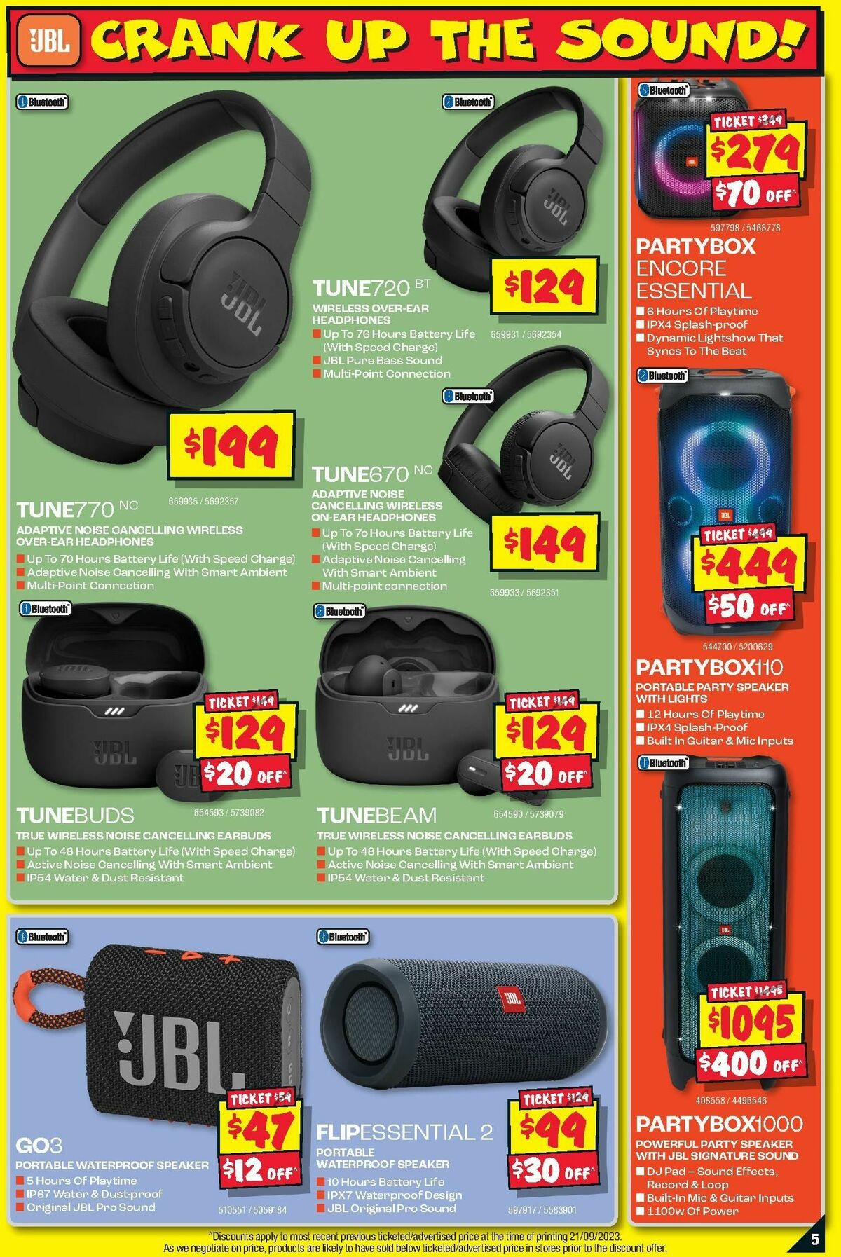 JB Hi-Fi Audio Bonanza Catalogues from 28 September