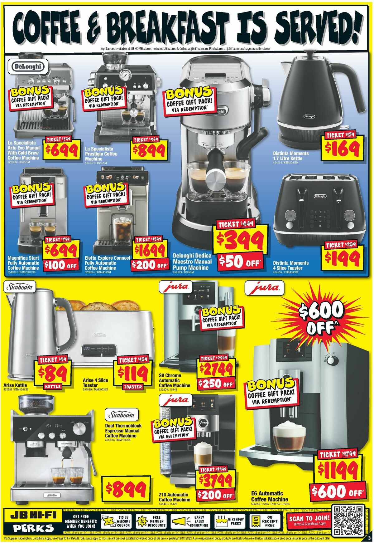 JB Hi-Fi Home Appliance Sellout Catalogues from 2 November