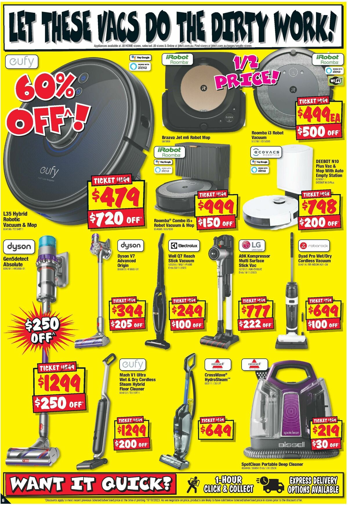 JB Hi-Fi Home Appliance Sellout Catalogues from 2 November