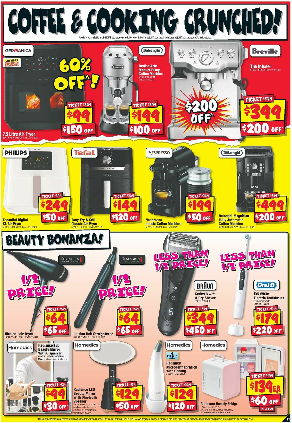 JB Hi-Fi 5 Day Price Frenzy Catalogues from 2 November