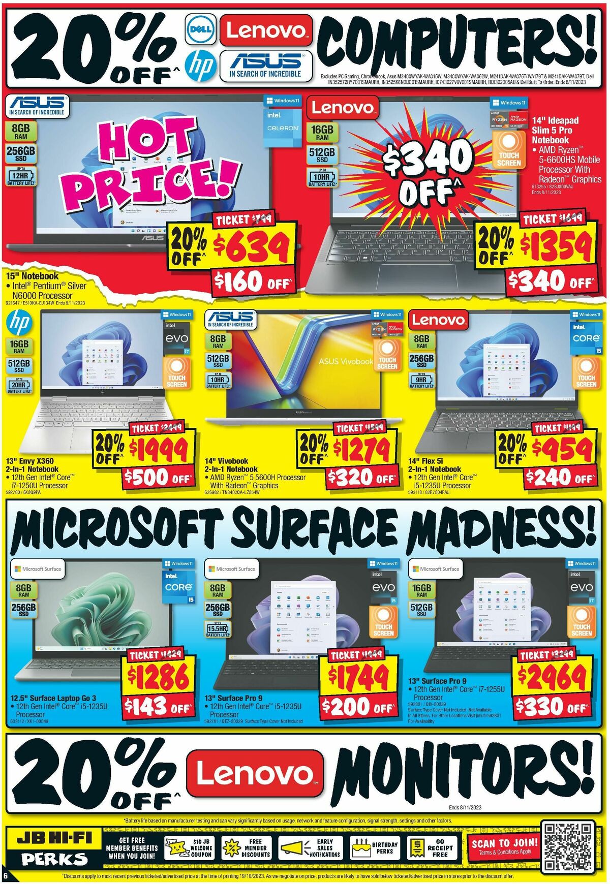 JB Hi-Fi 5 Day Price Frenzy Catalogues from 2 November