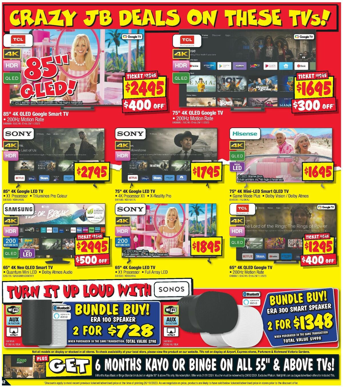 JB Hi-Fi Catalogues from 9 November