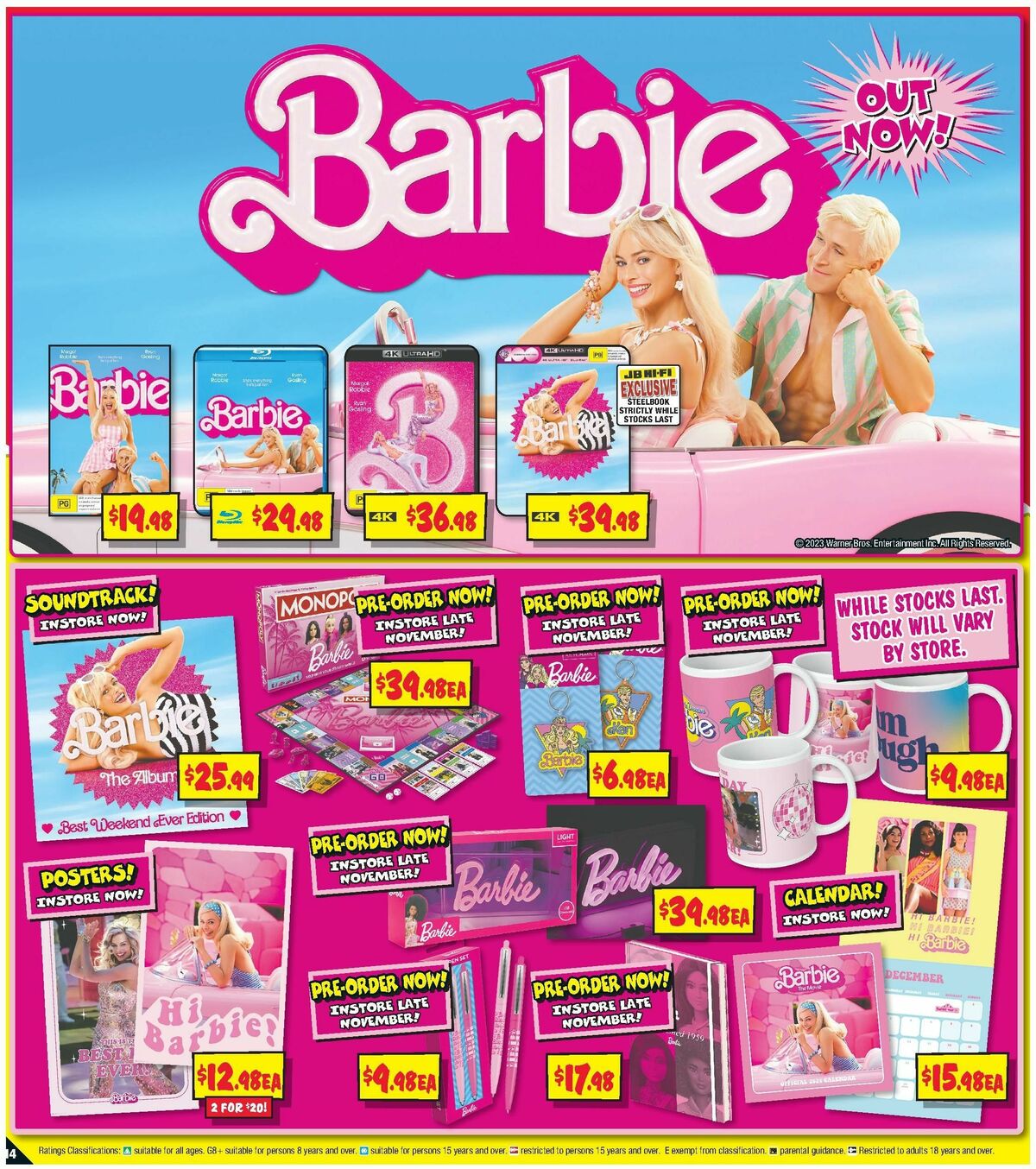 JB Hi-Fi Catalogues from 9 November