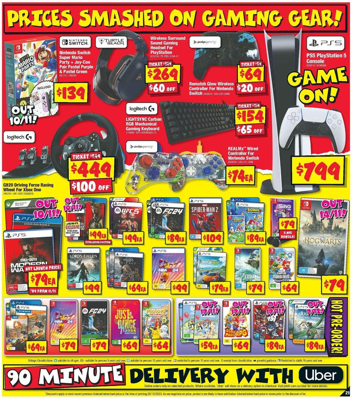 JB Hi-Fi Catalogues from 9 November