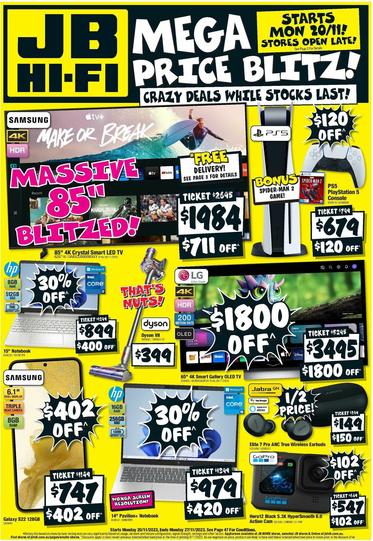 JB Hi-Fi Catalogues from 20 November