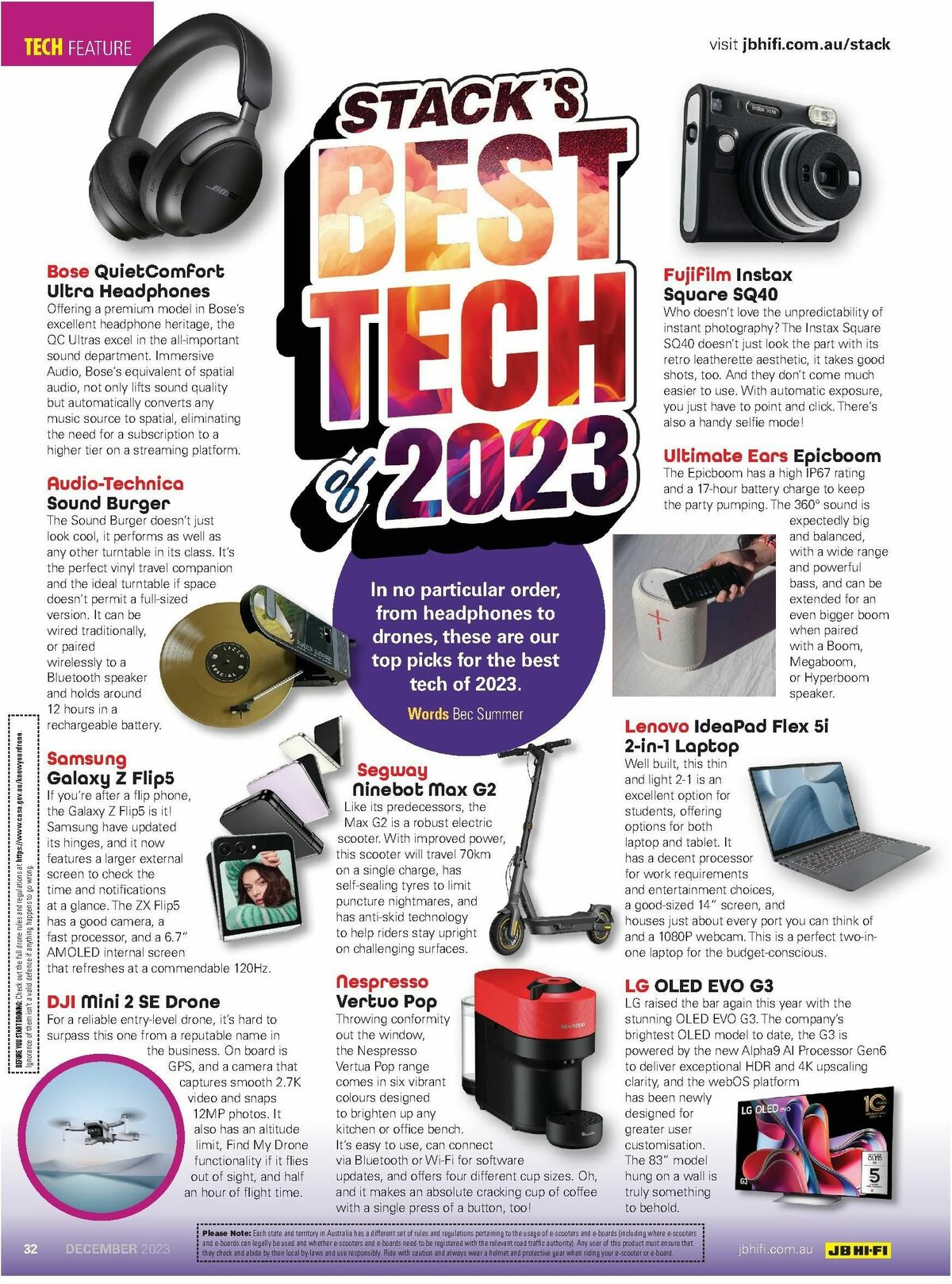 JB Hi-Fi Magazine December Catalogues from 1 December