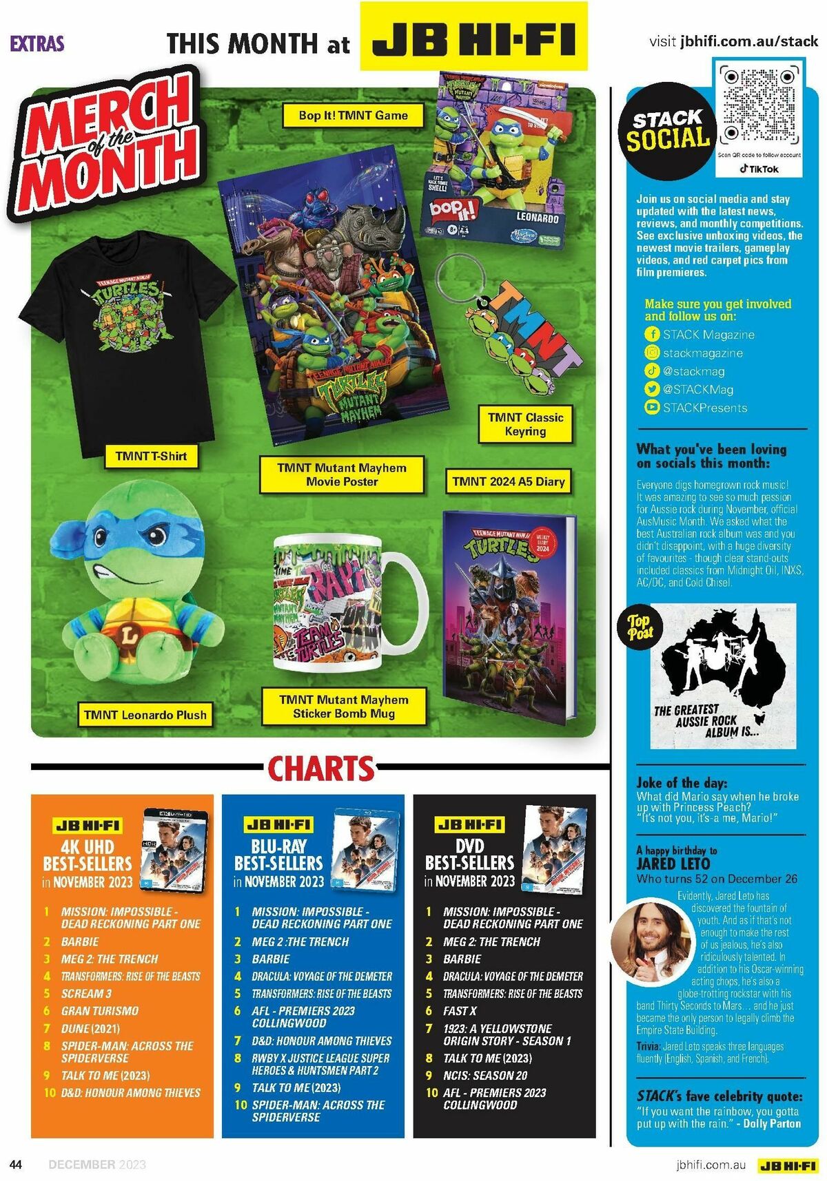 JB Hi-Fi Magazine December Catalogues from 1 December