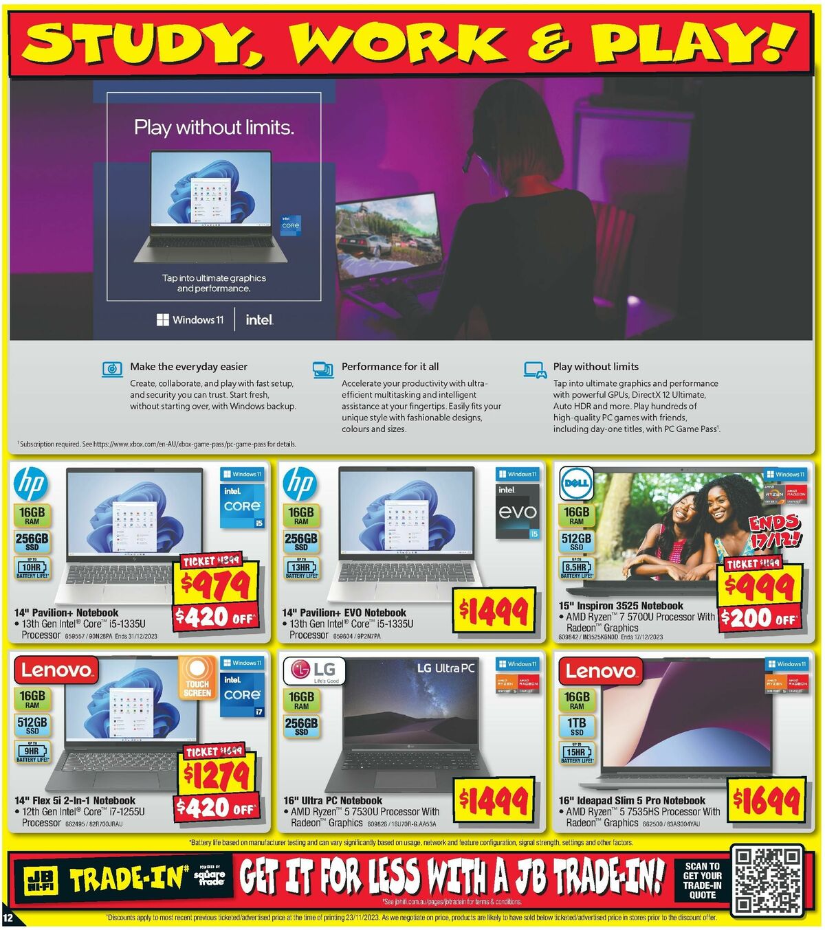 JB Hi-Fi Computers, I.T. & Accessories Catalogues from 7 December