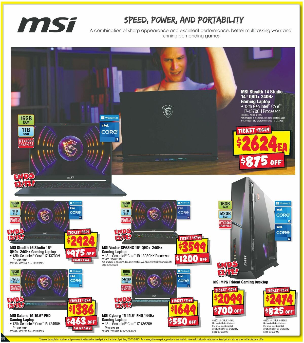 JB Hi-Fi Computers, I.T. & Accessories Catalogues from 7 December