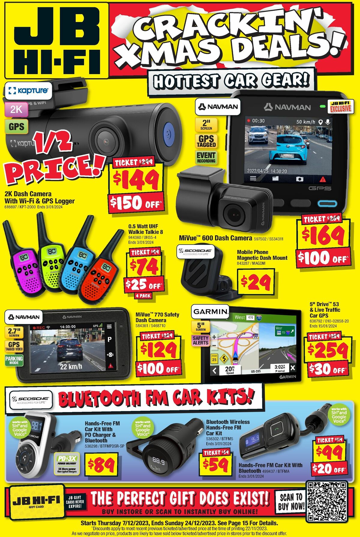 JB Hi-Fi Hottest Car Gear Catalogues from 7 December