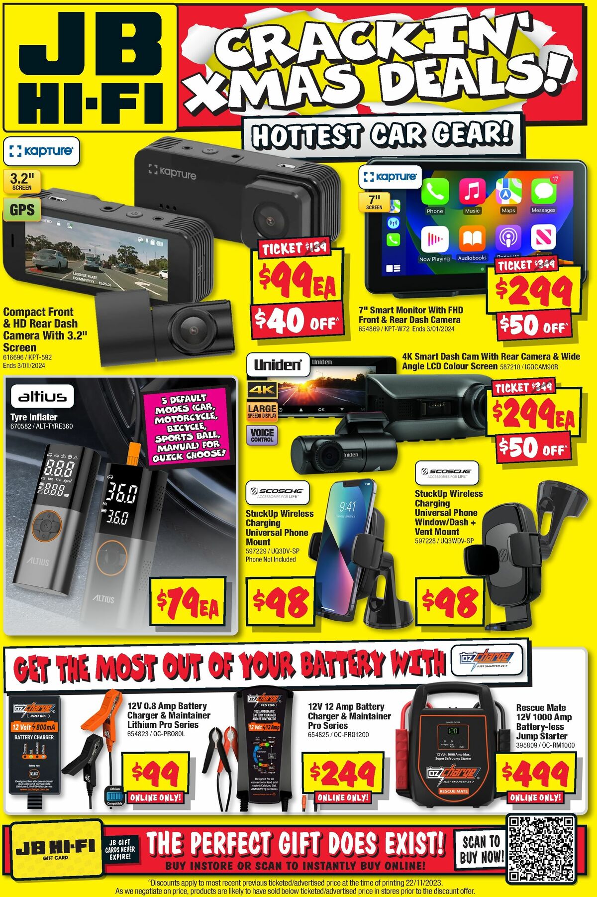 JB Hi-Fi Hottest Car Gear Catalogues from 7 December