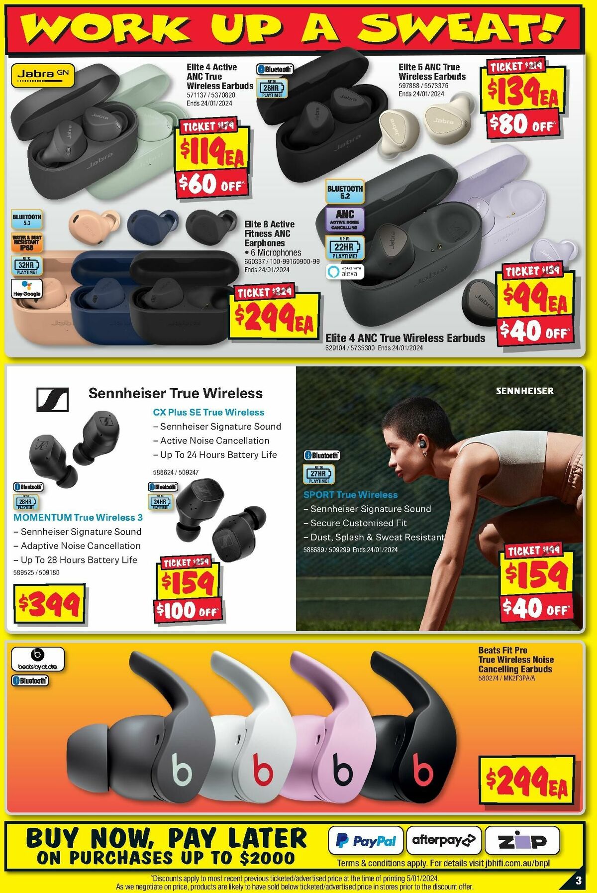 JB Hi-Fi Out & About Audio Catalogues from 11 January