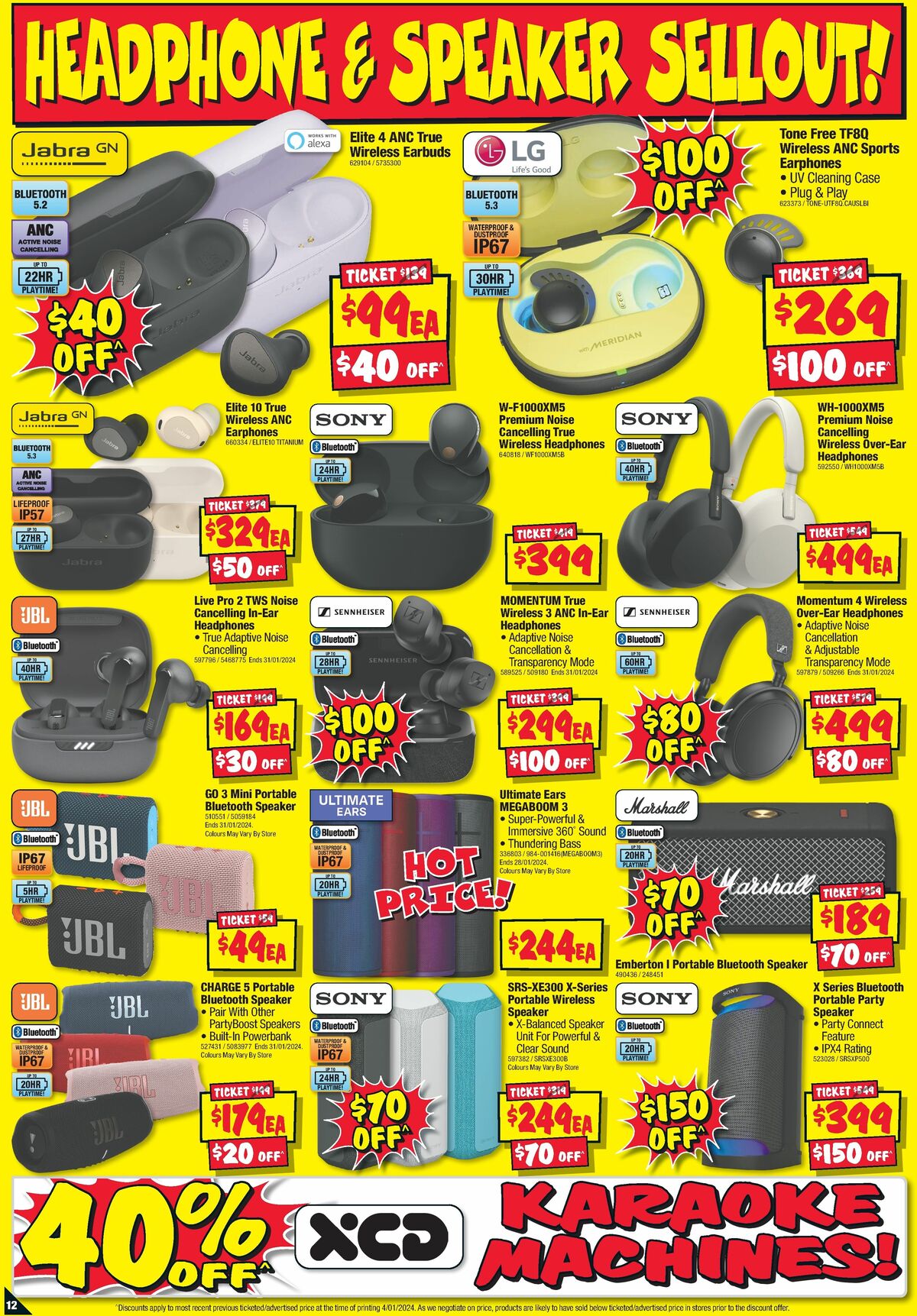 JB Hi-Fi Big Brand Sellout! Catalogues from 18 January