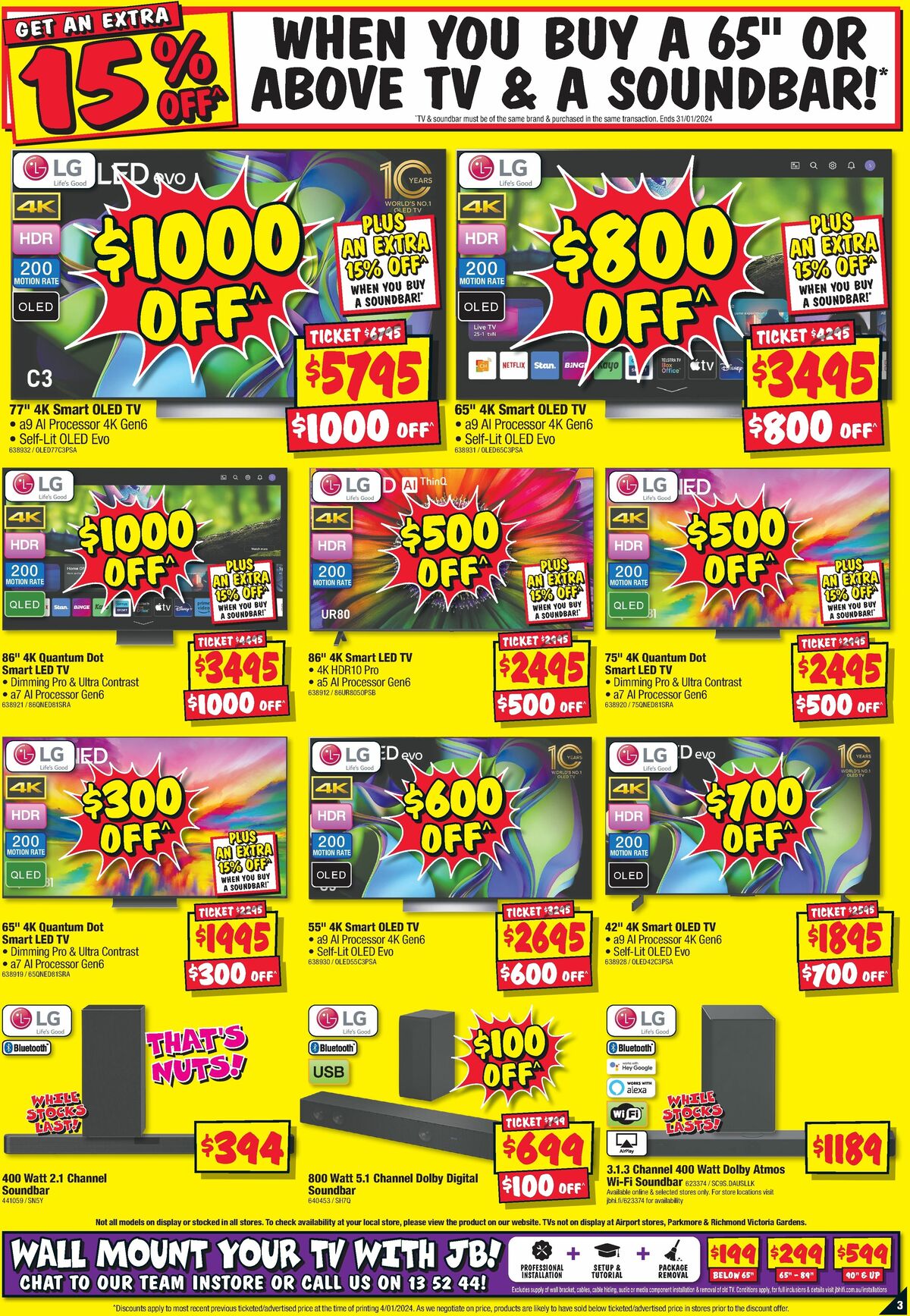 JB Hi-Fi Big Brand Sellout! Catalogues from 18 January