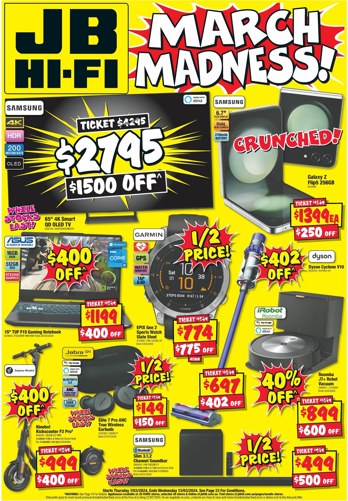 JB Hi-Fi Catalogues from 6 March