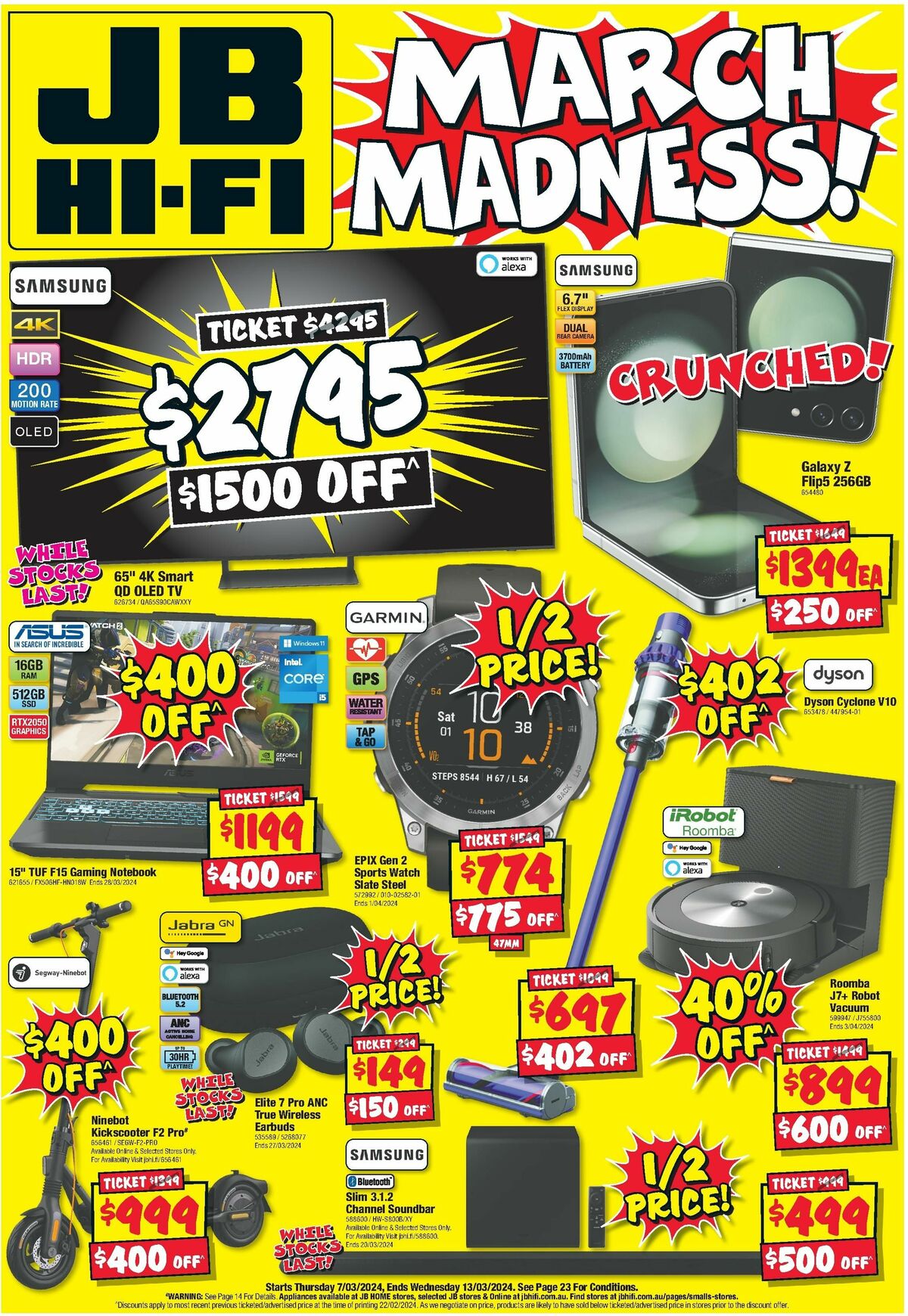 JB Hi-Fi Catalogues from 7 March
