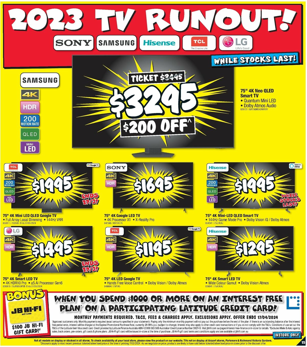 JB Hi-Fi Catalogues from 21 March