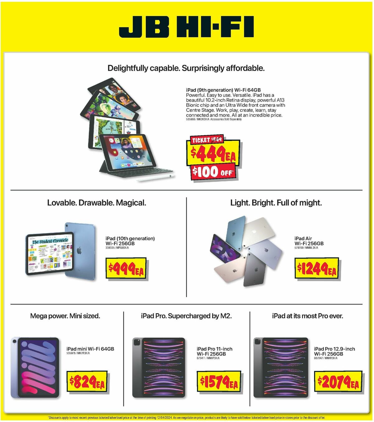 JB Hi-Fi Apple catalogue Catalogues from 24 April