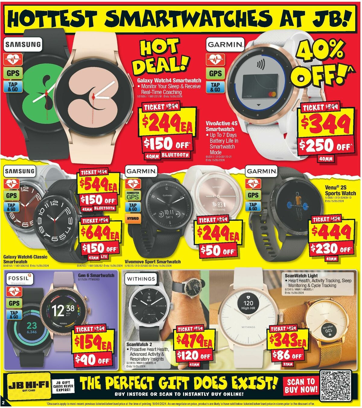 JB Hi-Fi Make mum's day! Catalogues from 2 May