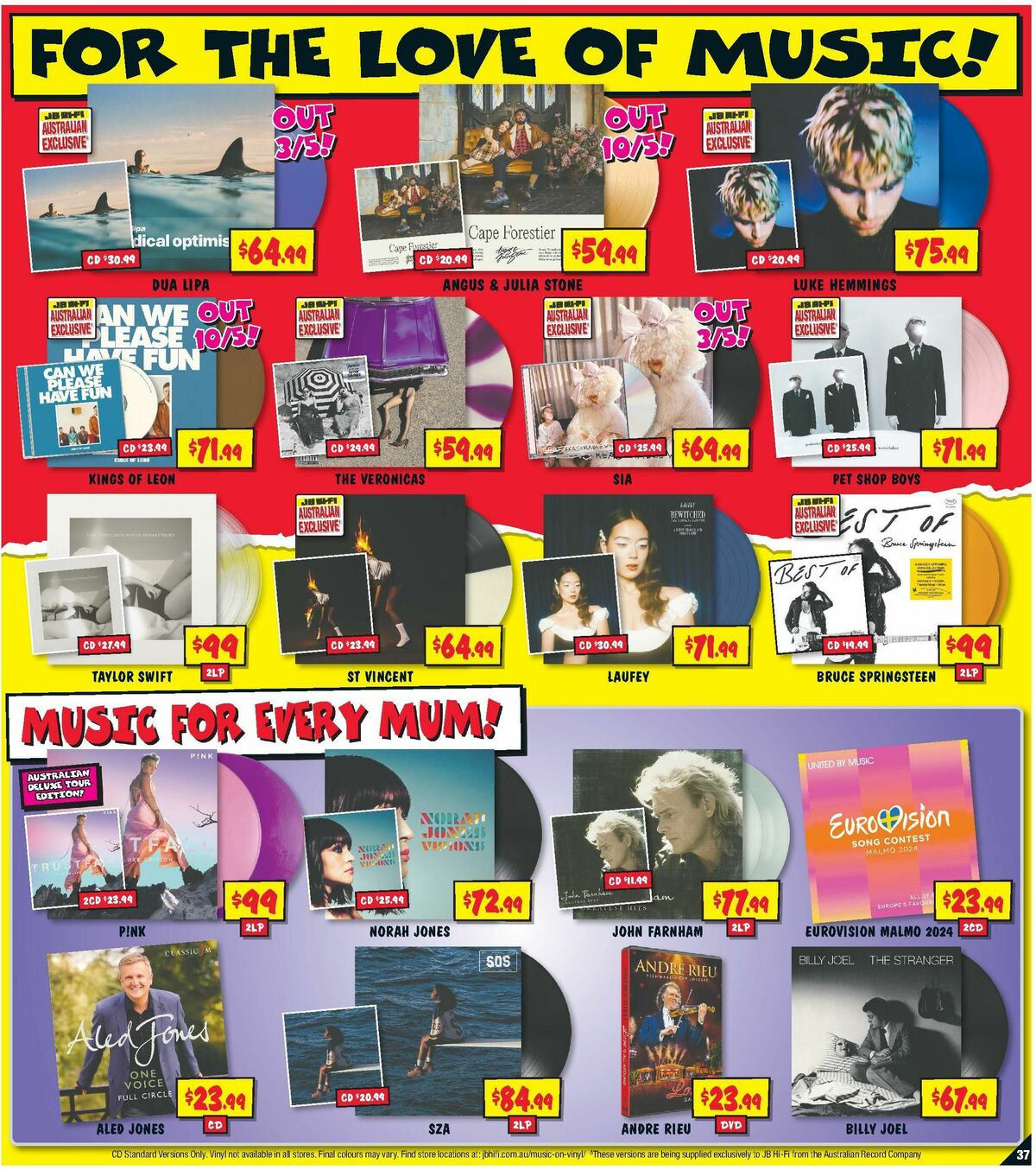 JB Hi-Fi Make mum's day! Catalogues from 2 May
