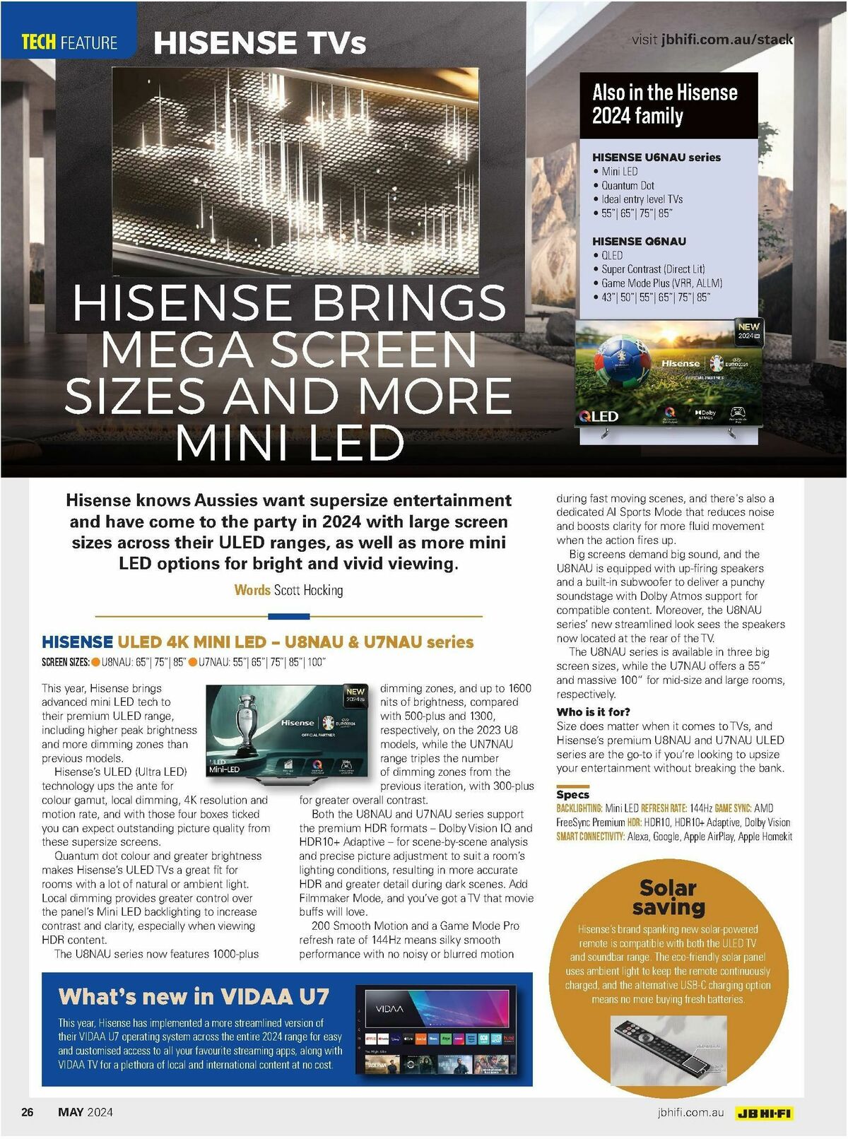 JB Hi-Fi Magazine May Catalogues from 1 May