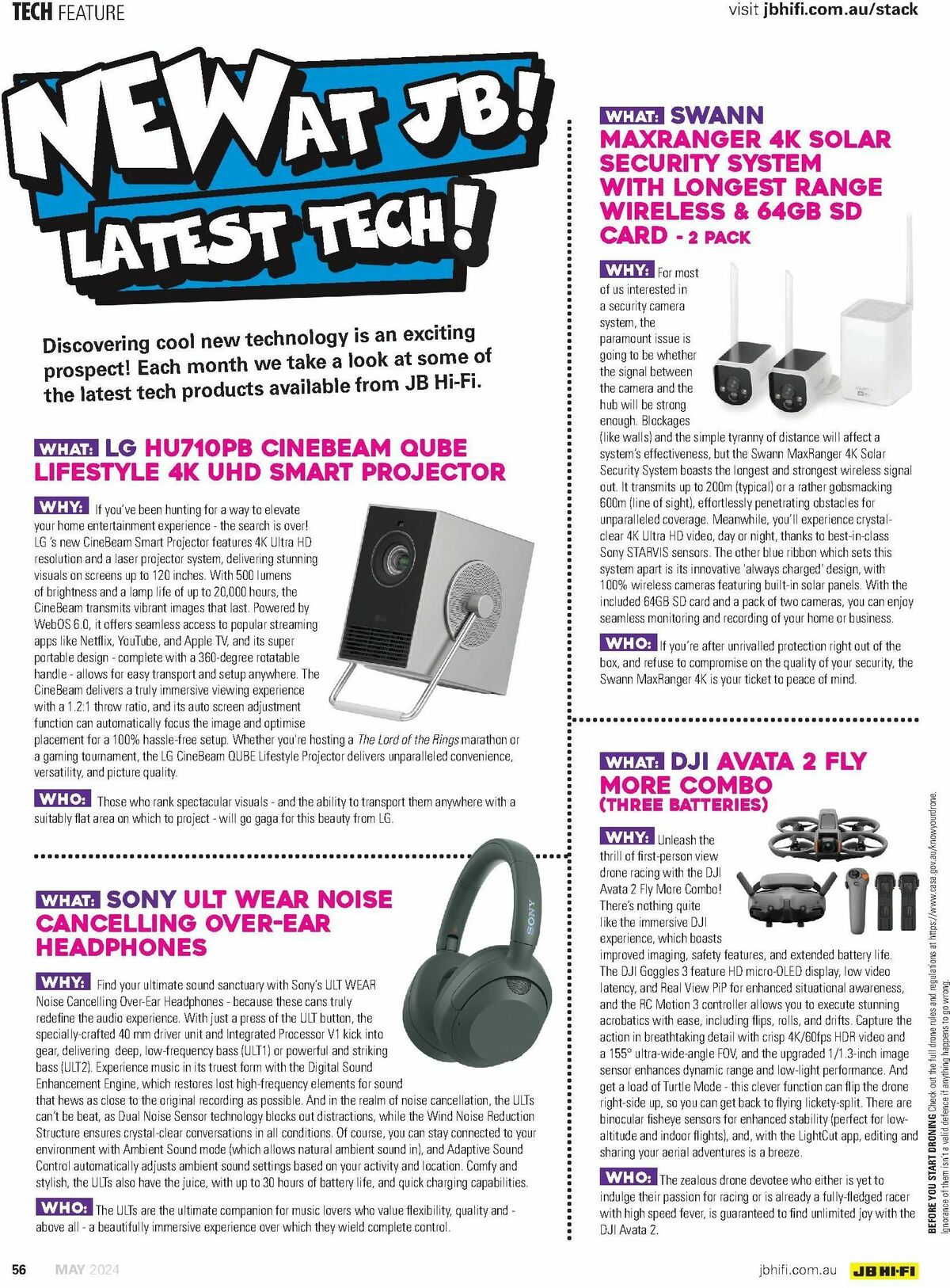 JB Hi-Fi Magazine May Catalogues from 1 May