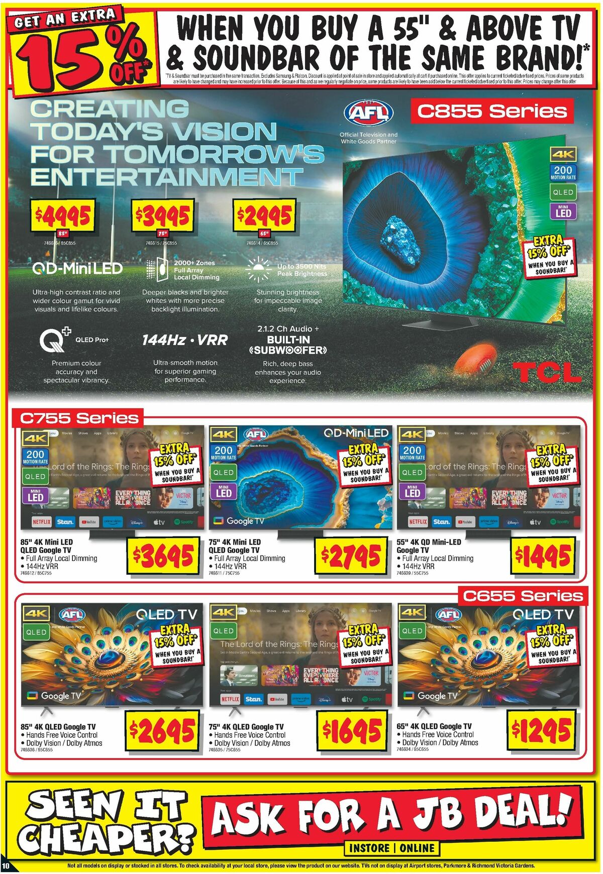 JB Hi-Fi Big Screen Catalogues from 16 May