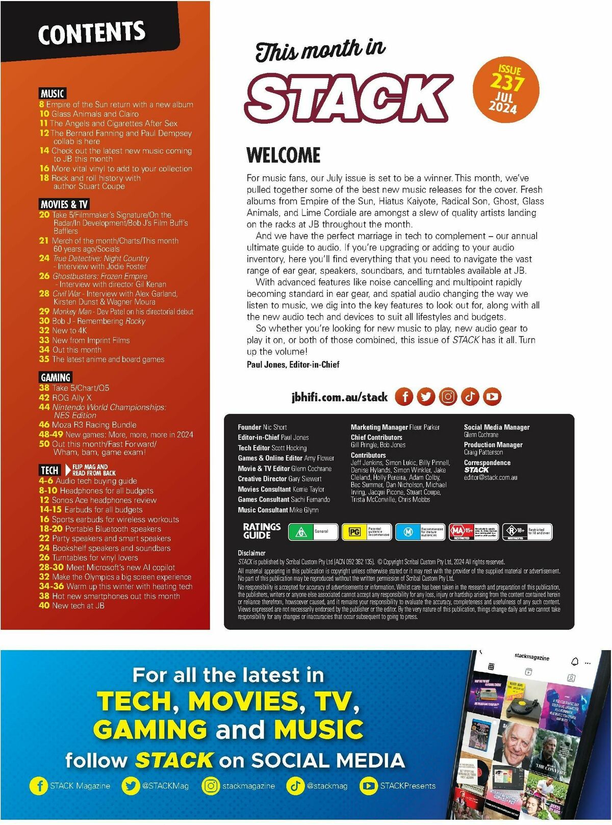 JB Hi-Fi Magazine July Catalogues from 1 July