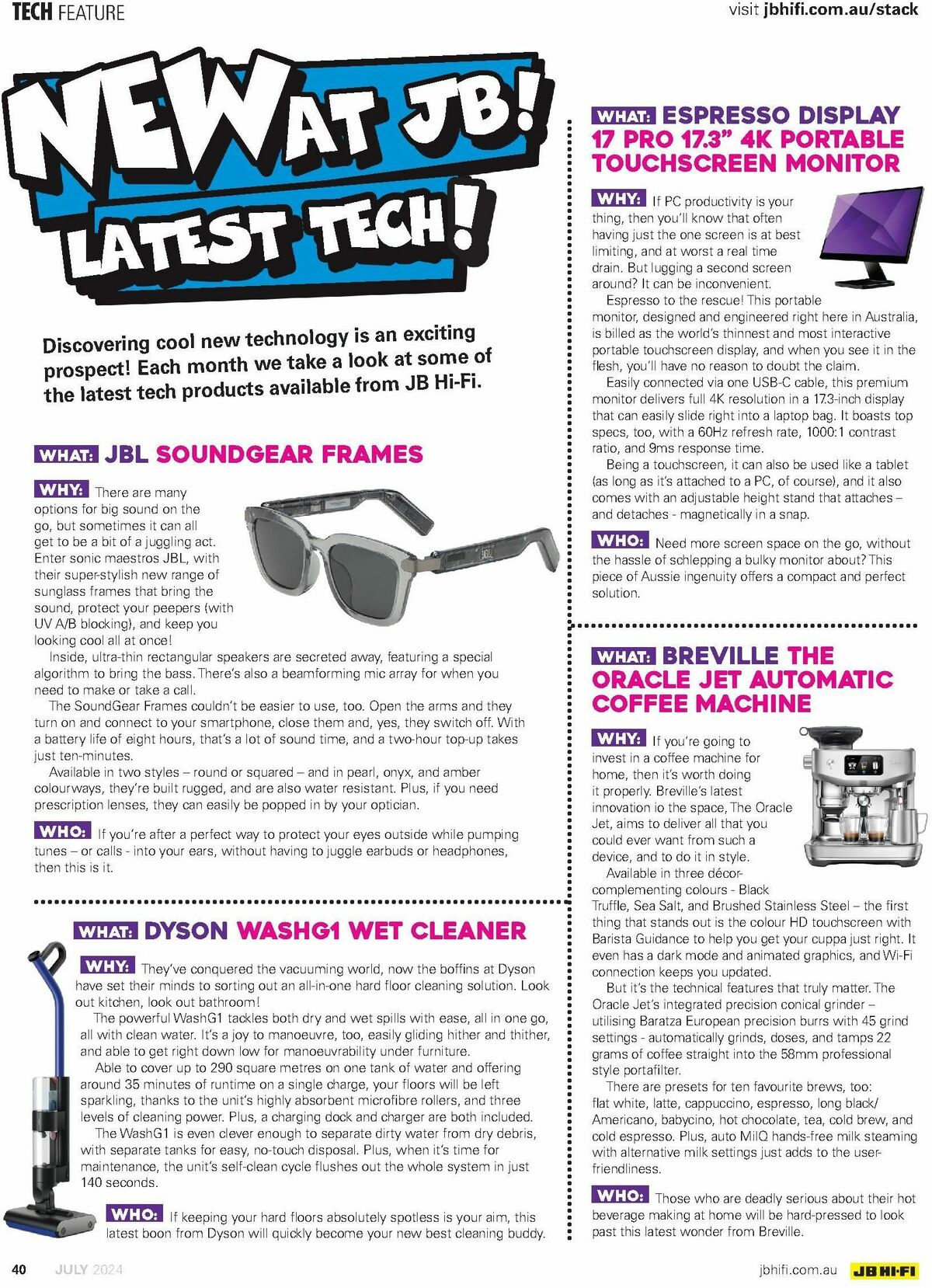 JB Hi-Fi Magazine July Catalogues from 1 July