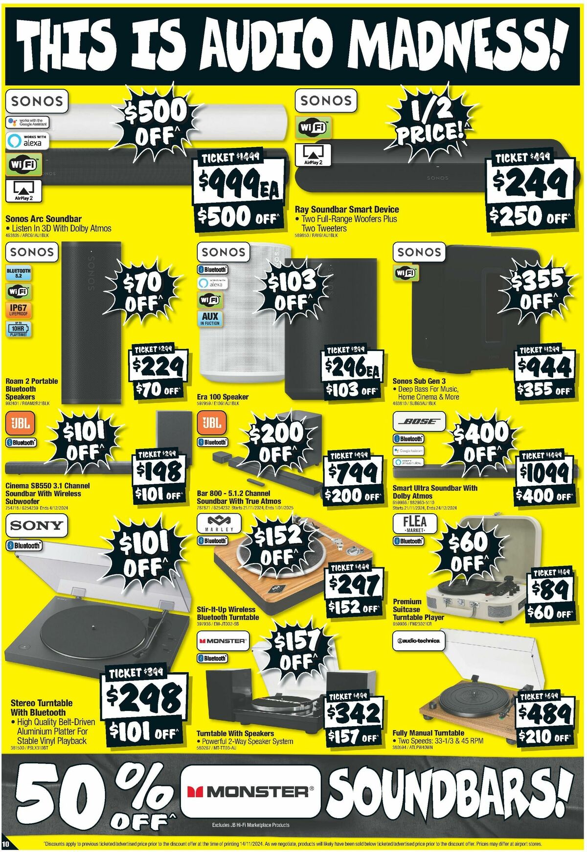 JB Hi-Fi Black Friday Catalogues from 20 November