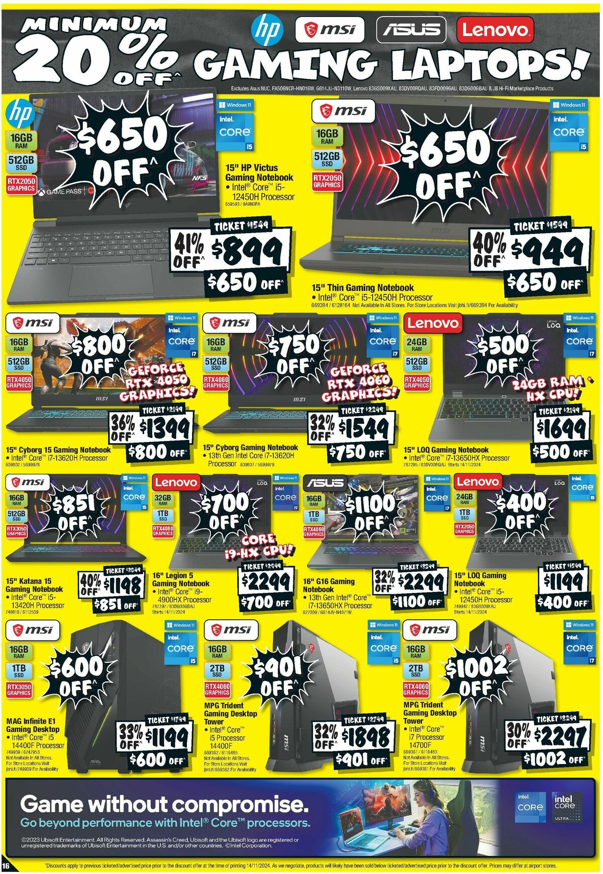 JB Hi-Fi Black Friday Catalogues from 20 November