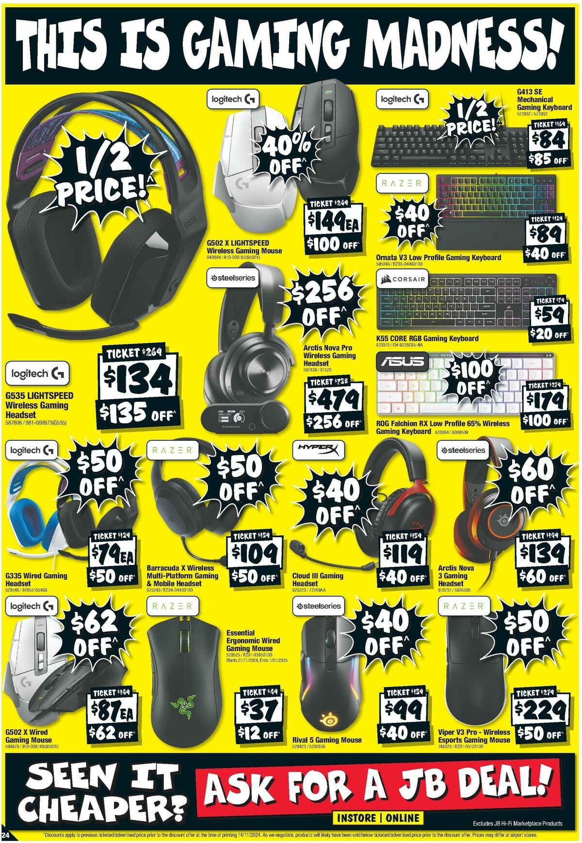 JB Hi-Fi Black Friday Catalogues from 20 November