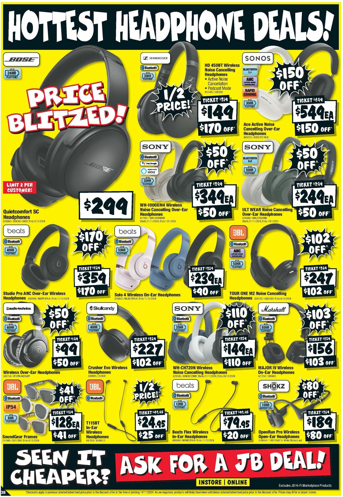 JB Hi-Fi Black Friday Catalogues from 20 November