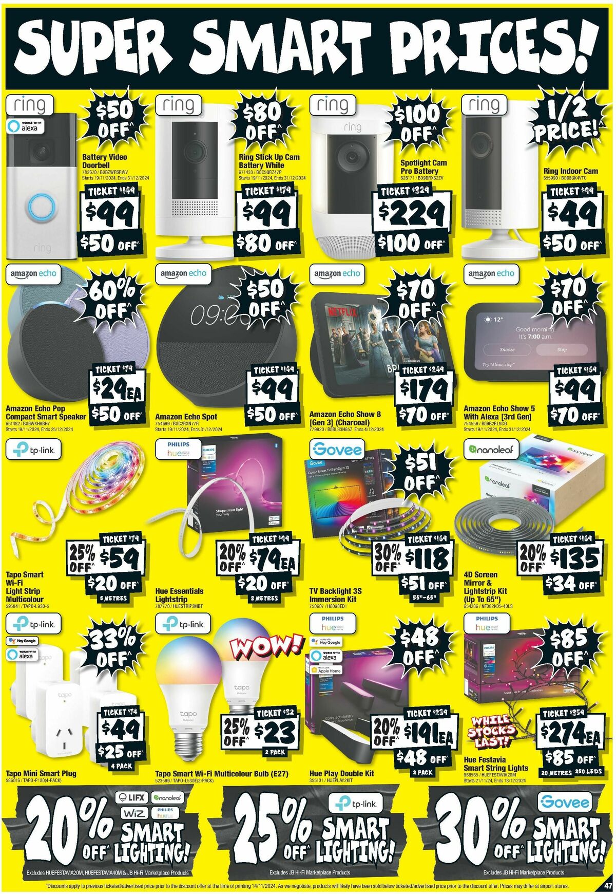 JB Hi-Fi Black Friday Catalogues from 20 November