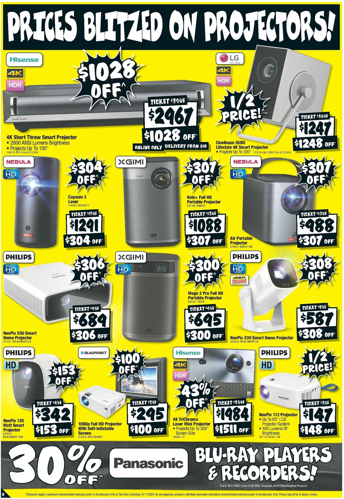 JB Hi-Fi Black Friday Catalogues from 20 November