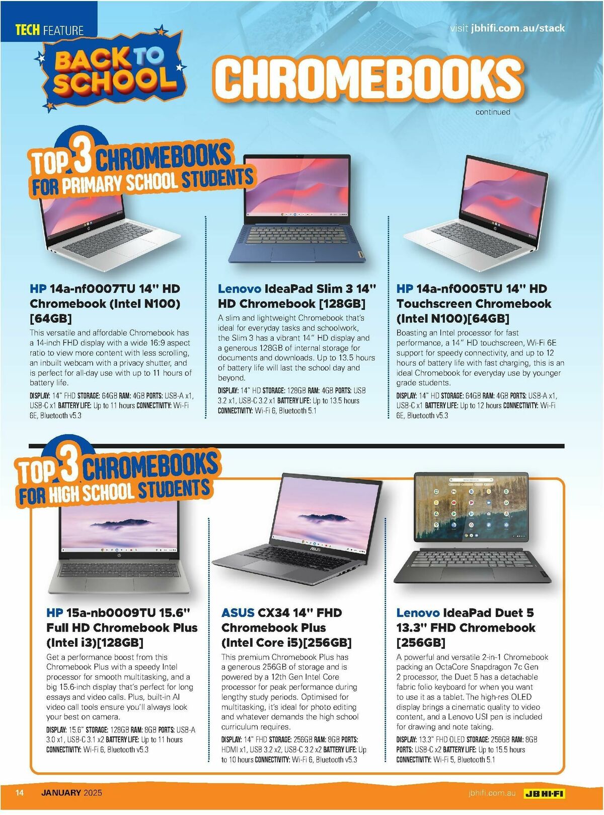 JB Hi-Fi Magazine January Catalogues from 1 January