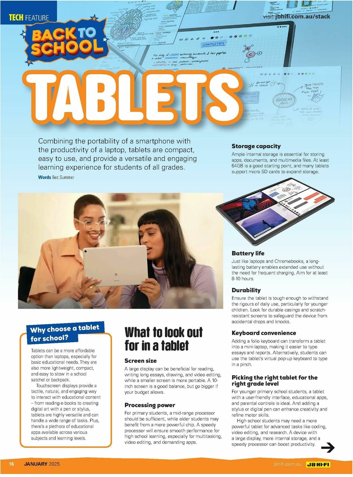 JB Hi-Fi Magazine January Catalogues from 1 January