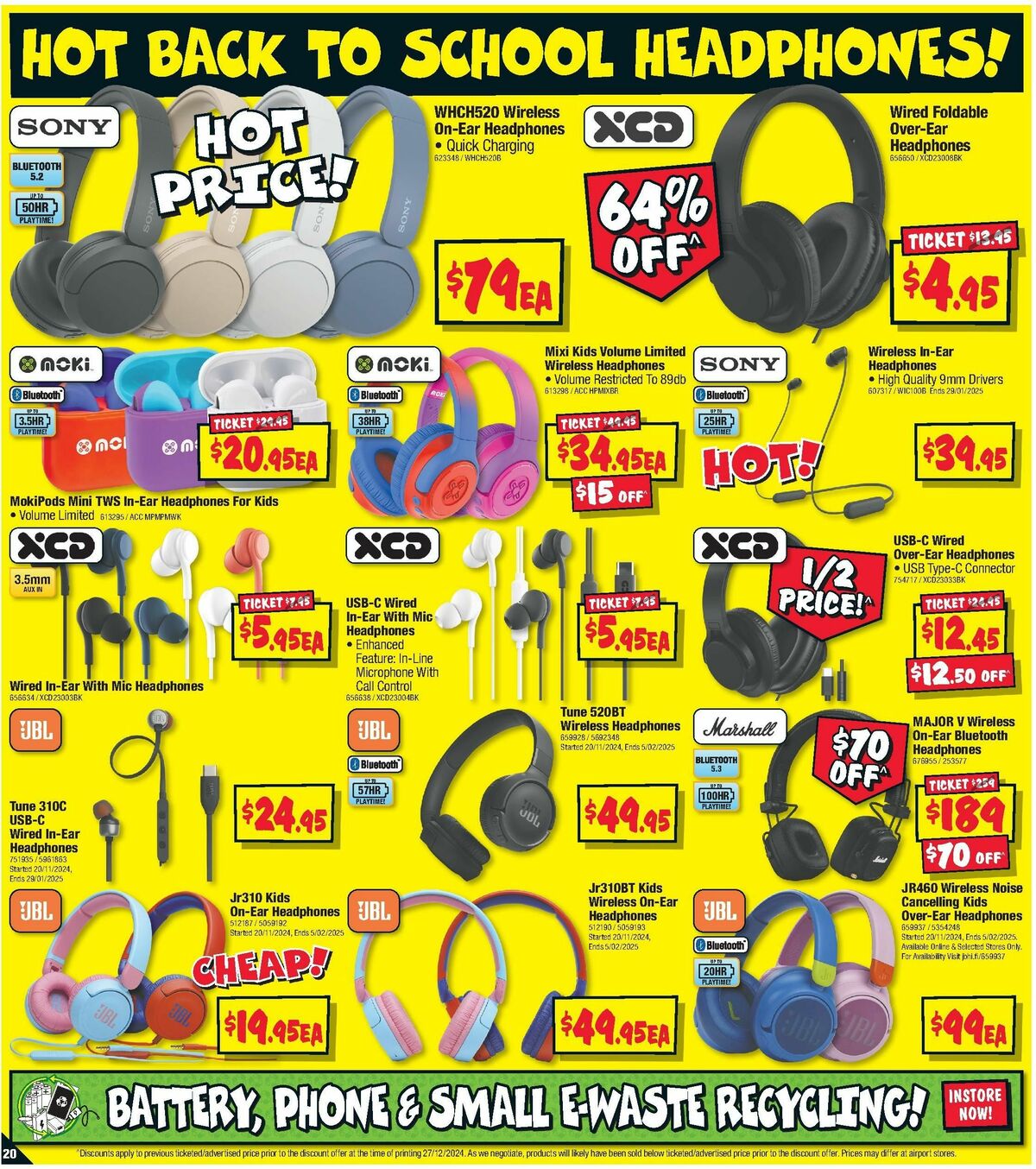 JB Hi-Fi School Time Sellout Catalogues from 9 January
