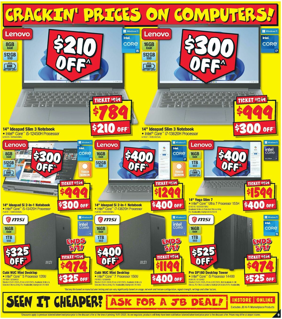 JB Hi-Fi Catalogues from 30 January