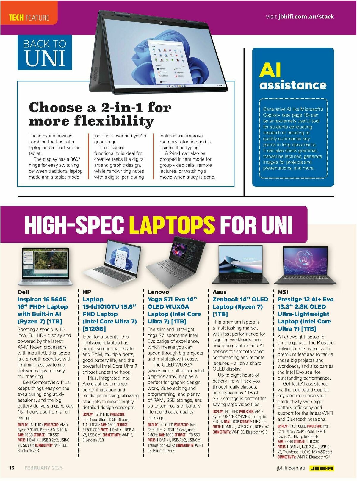 JB Hi-Fi Magazine February Catalogues from 1 February