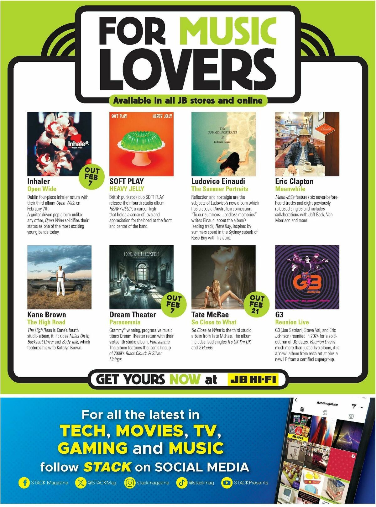JB Hi-Fi Magazine February Catalogues from 1 February