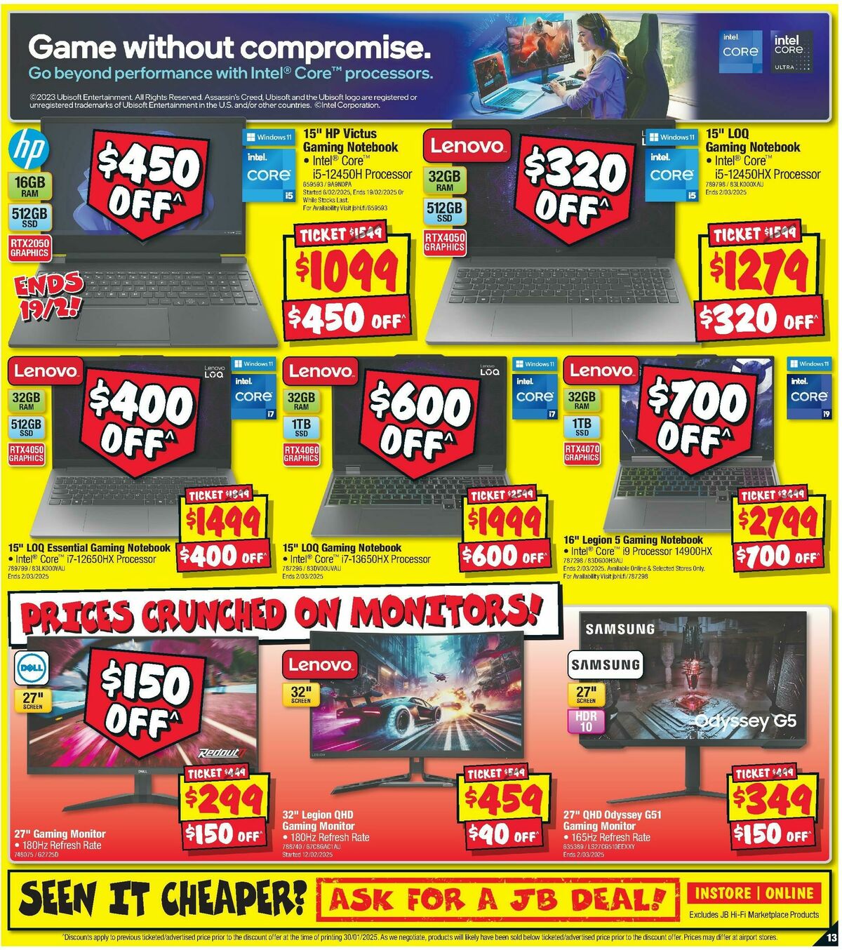 JB Hi-Fi Catalogues from 13 February
