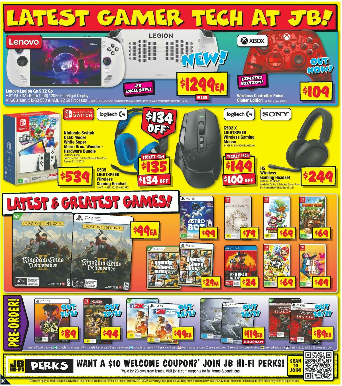 JB Hi-Fi Catalogues from 13 February