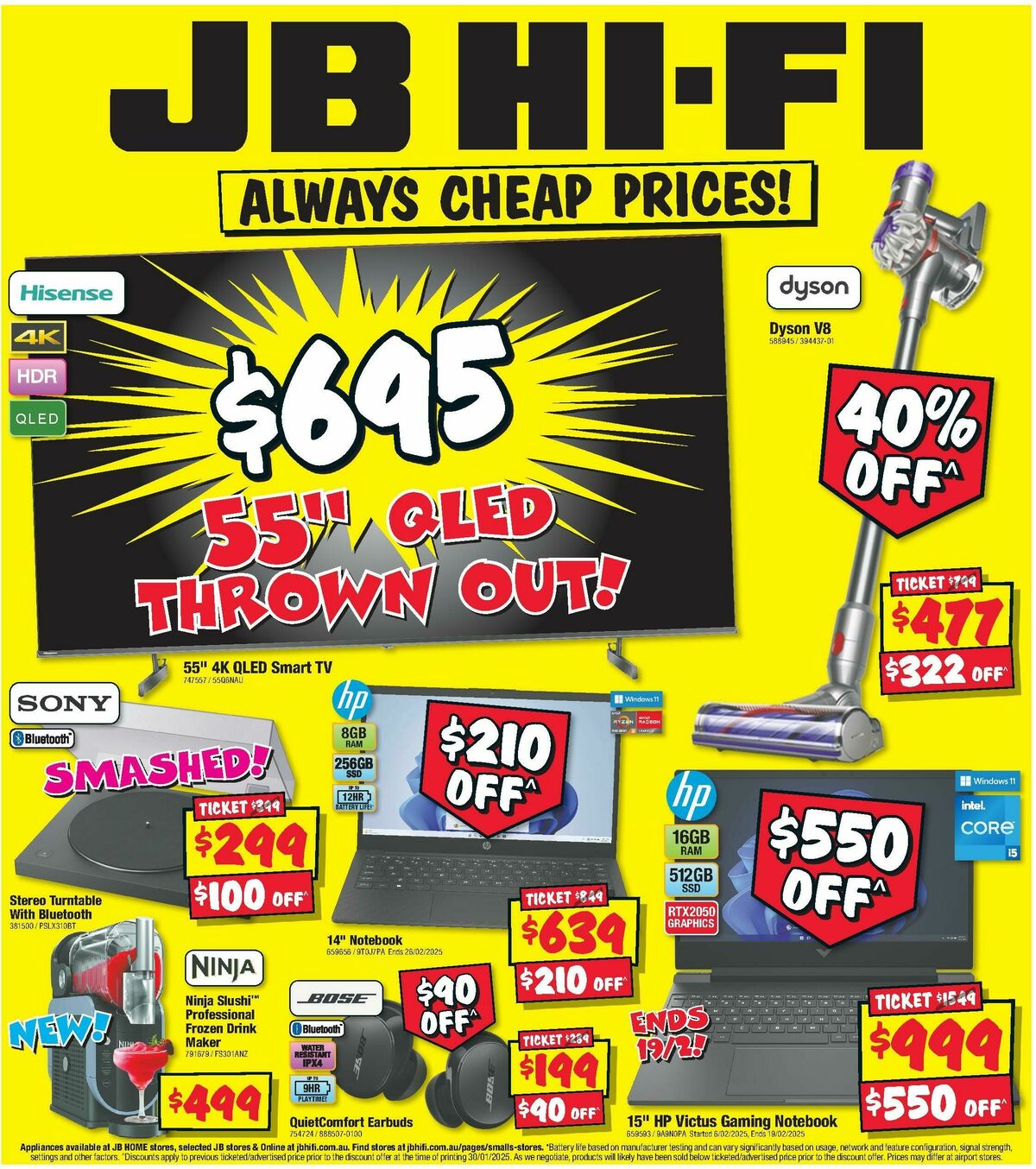 JB Hi-Fi Catalogues from 13 February