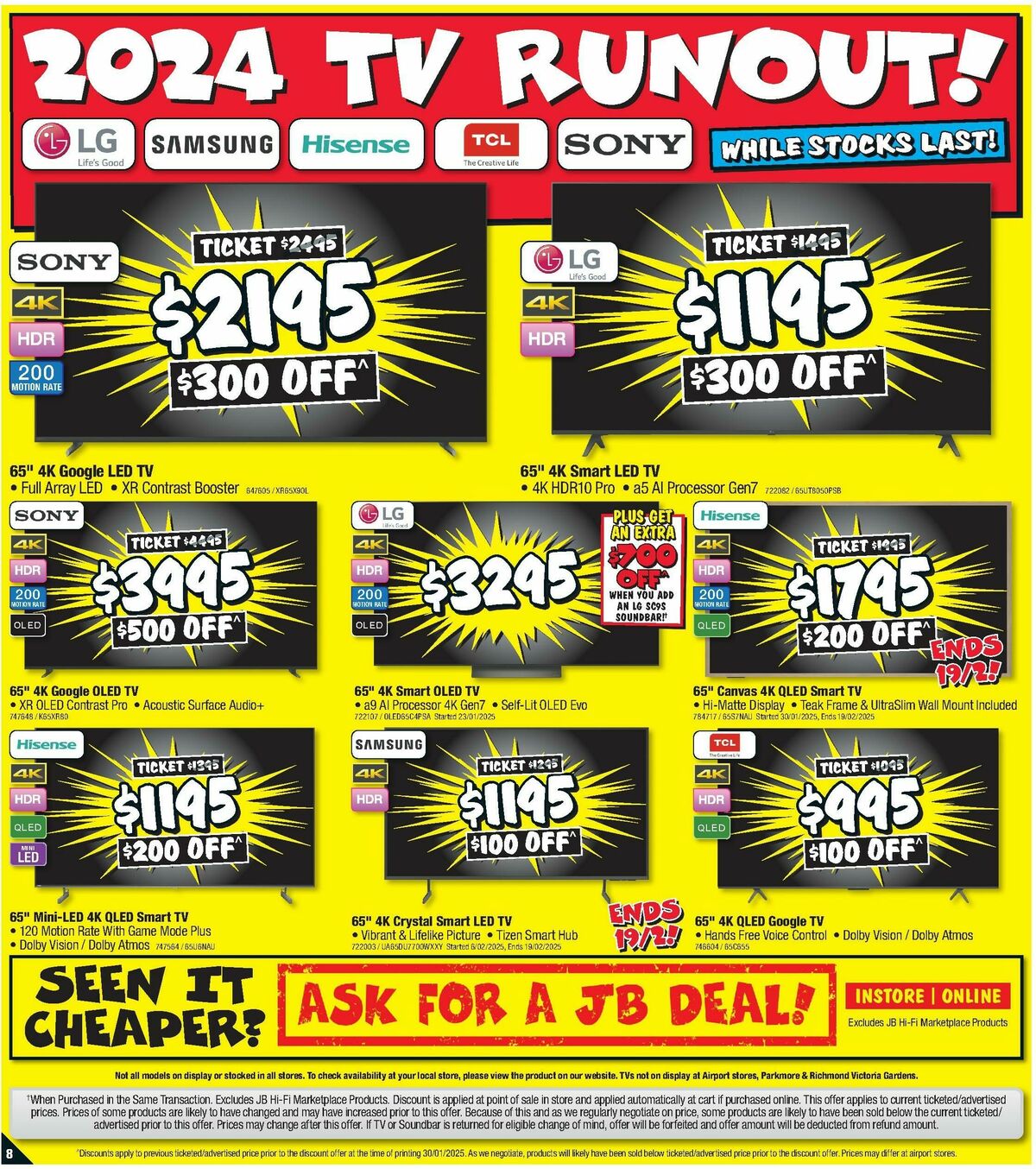 JB Hi-Fi Catalogues from 13 February