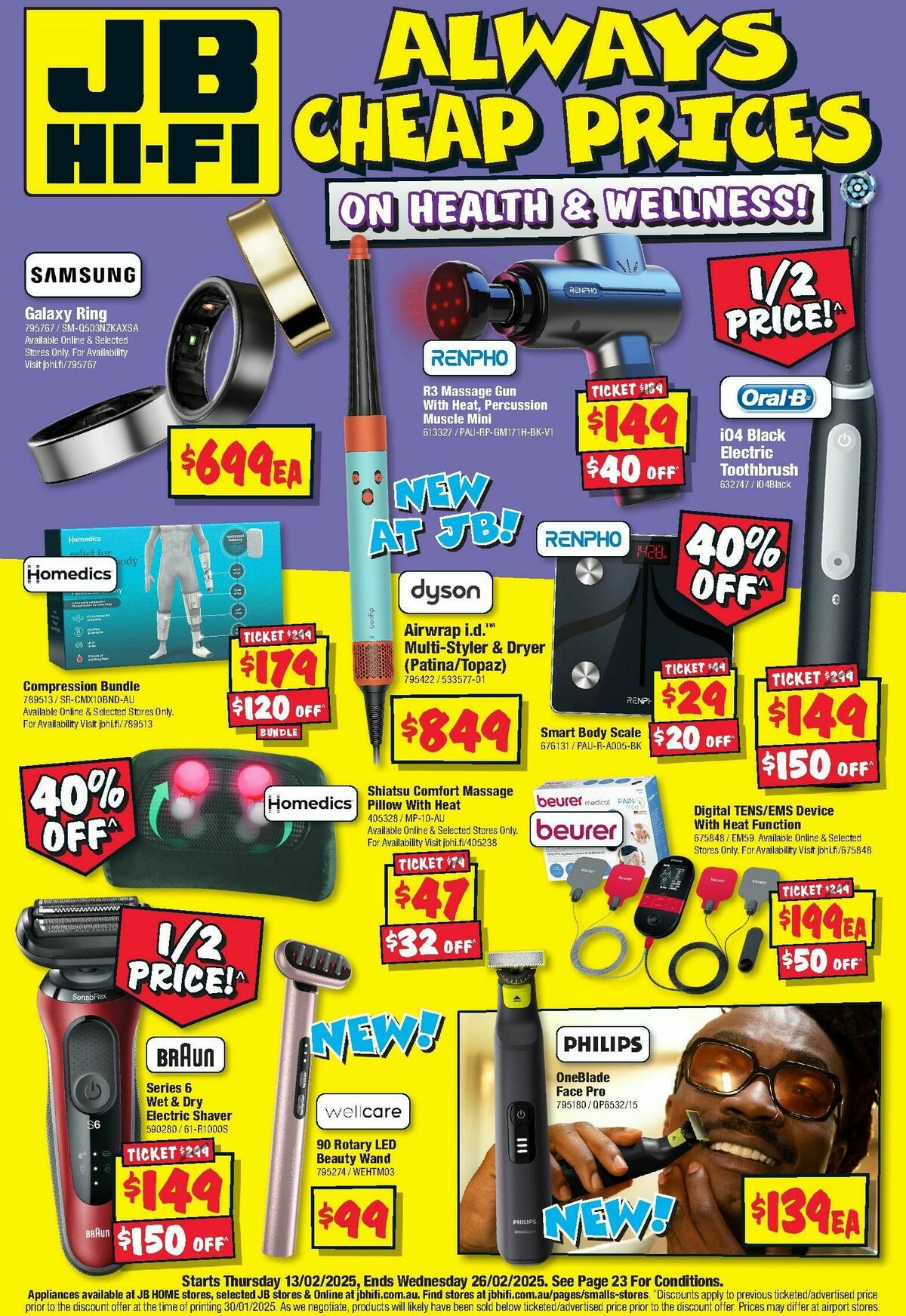 JB Hi-Fi Health & Wellness Catalogues from 13 February