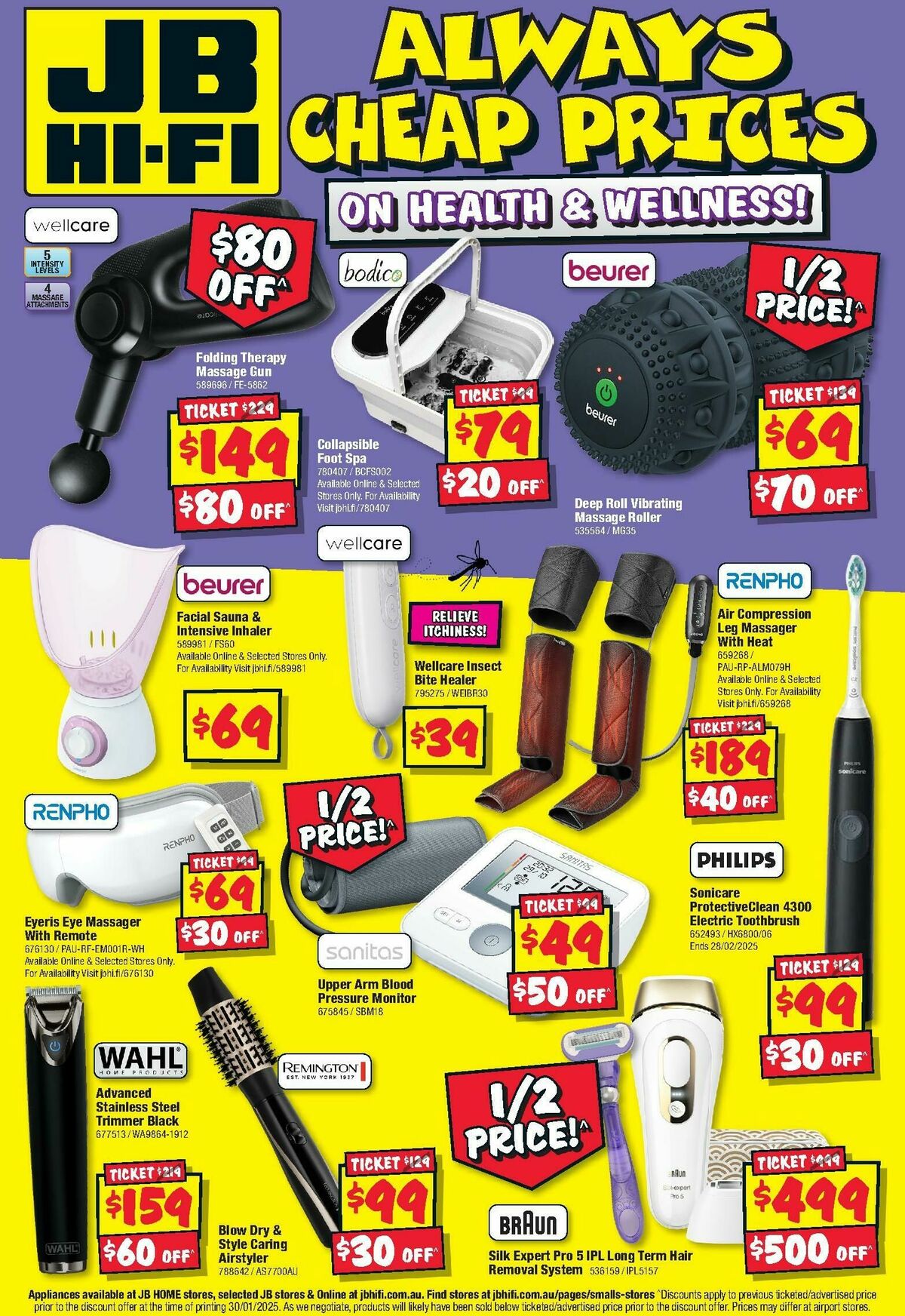 JB Hi-Fi Health & Wellness Catalogues from 13 February