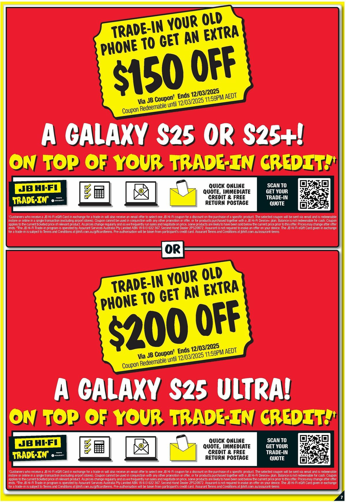 JB Hi-Fi Samsung Galaxy s25 Launch Catalogues from 14 February