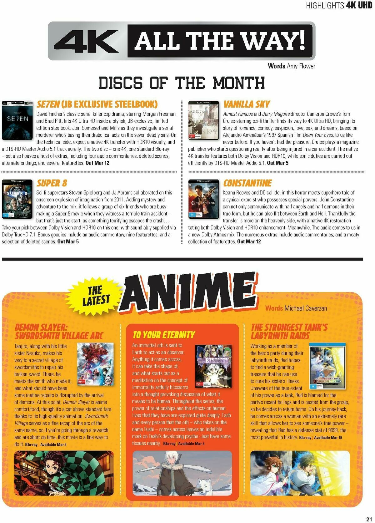 JB Hi-Fi Magazine March Catalogues from 1 March