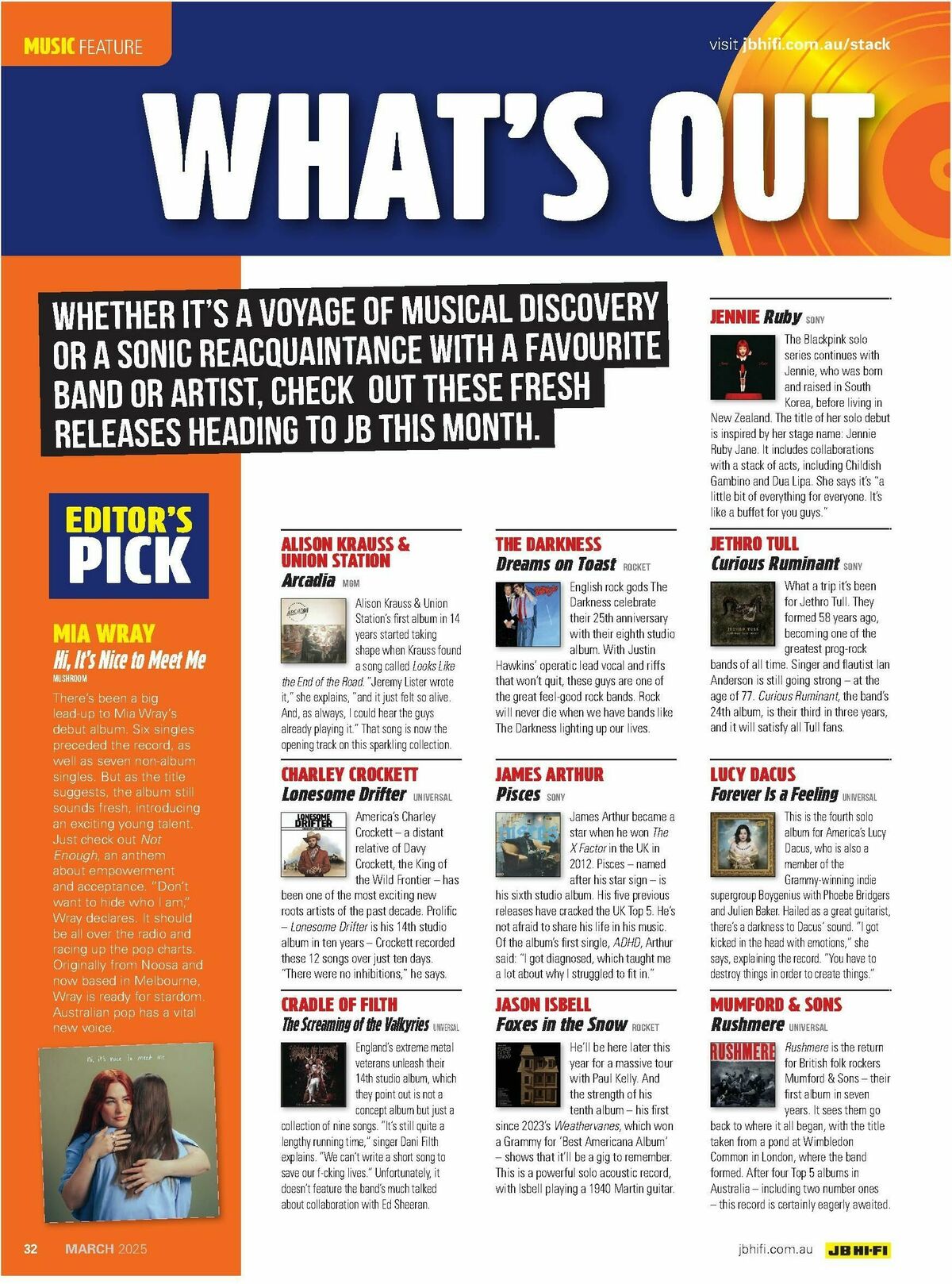 JB Hi-Fi Magazine March Catalogues from 1 March
